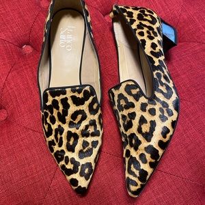 Franco Sarto leopard print loafer